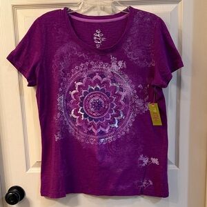 Made for Life Purple Mandala Short Sleeve Tee